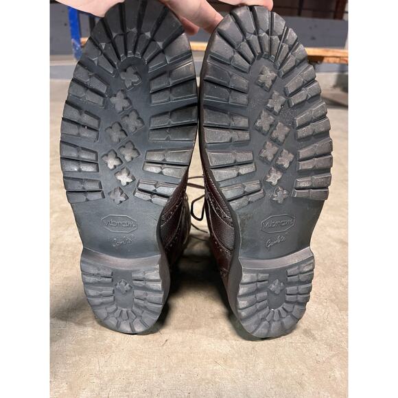 Allen Edmonds Long Branch Boots 6021 Wingtip Brown Leather Brogue Size 13 D - Picture 14 of 14